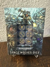 Warhammer 40K Space Wolves Chapter Space Marines Dice 20x 16mm DISCONTINUED