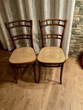 2 sedie originali Thonet n.95 I Gef ca 1890 etichetta e timbro