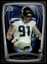 2014 Bowman Chrome Cassius Marsh Rookie Seattle Seahawks #182