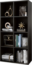 - Storage Shelf Bookcase, Black