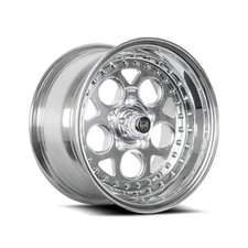 15x8 Centerline Rev 2.0 Polish Center With Polished Step Lip Wheel 5x4.75 0mm