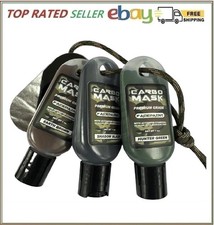 Carbomask Face Shaping Makeup 3 Pack Black Brown Green Camo Face Paint 1oz