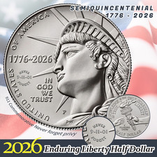 2026 enduring Liberty P Half Dollars ~~9/11 NEVER FORGET PRIVY~~PRESALE~~