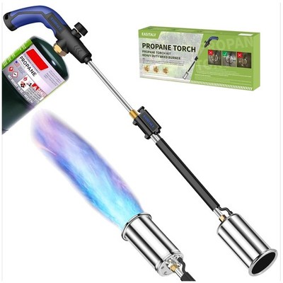 Propane Weed Torch 30'' Self-Igniting Flame for Weeding & BBQ