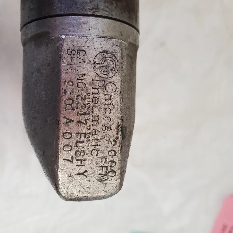 Chicago Pneumatic 3217 PushY Pistola Empuñadura Neumática Taladro de Aire Herramienta de Aire WW-19 Foto 3 de 4