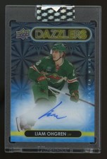 2024/25 UD Clear Cut Liam Ohgren Dazzlers Auto Blue #DA-LO