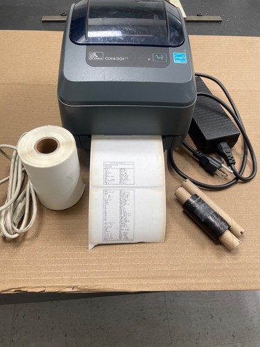 Zebra GX430T Thermal Label Printer - 第 1/3 張圖片