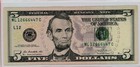$5 FRN Series 2013 San Francisco Fancy ML 12666447 C DEVIL NOTE 666 — photo 1