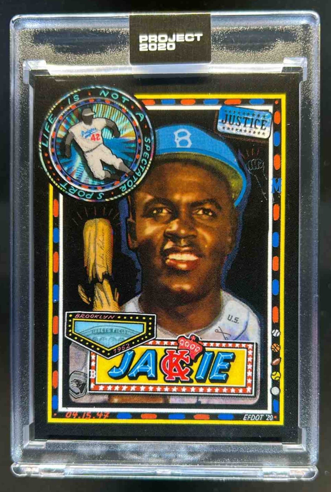 2020 Topps Project Jackie Robinson #114 Dodgers