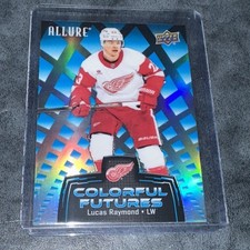 2024-25 Upper Deck Allure - Colorful Futures Lucas Raymond #CF-13 Blue
