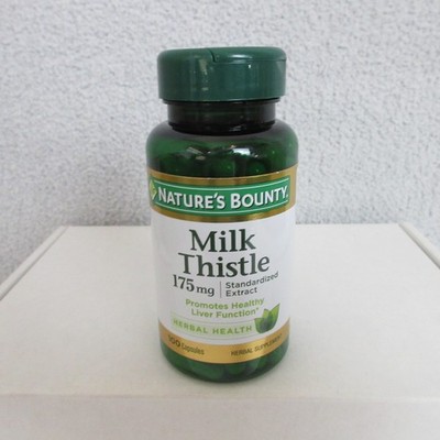 Nature's Bounty Milk Thistle 175mg, 100 Softgels Exp 05/2029