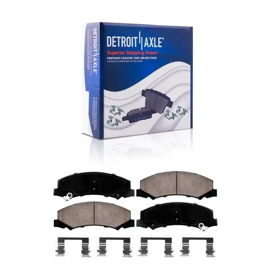Front Rear Drilled Rotors Brake Pads Kit for 2011-2013 Chevrolet Impala Limited. Foto 3 de 4