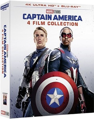 Blu-Ray 4K Uhd Neu - Captain America - 4 Film Collection (4 4K Ultra HD) 2011 