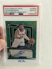 JALEN BRUNSON 2022 Panini Donruss Optic Opti-Graphs-Green Auto PSA 10 Knicks SP