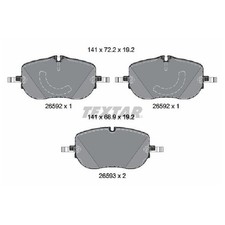 Satz Bremsbeläge Bremsklötze vorne für Mercedes C Klasse W206 S206 CLE 241902