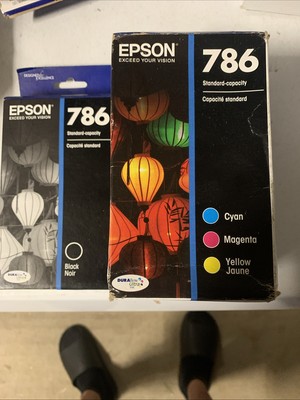 Epson 786 T786120-BCS DURABrite Standard Capacity Cartridge Black Color Aq