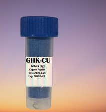 GHK-Cu - Copper Peptide Powder - 99 Purity - Cosmetic Grade 5g