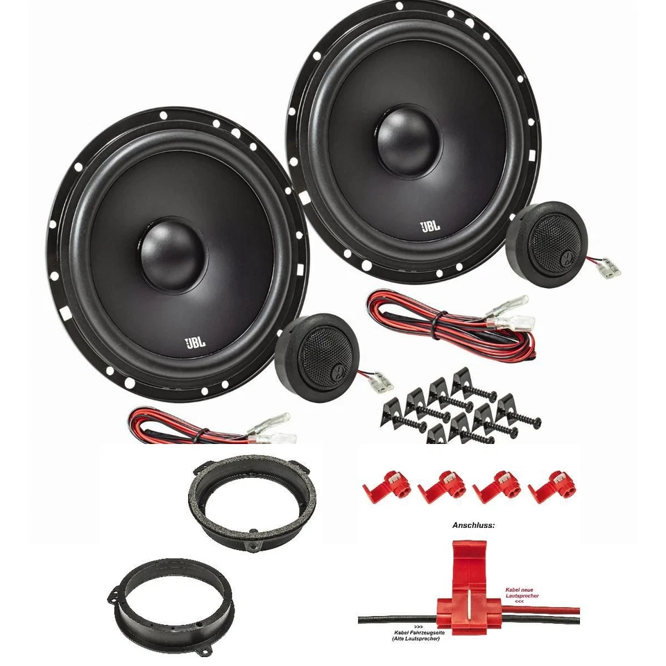 Kit haut-parleurs JBL Stage1 601C convient pour Toyota Yaris Verso Renault Ca... - Photo 1/4