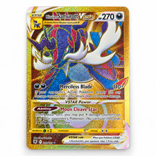 2022 Pokemon Hisuian Samurott VSTAR 209/189 Gold Secret Rare Astral Radiance NM