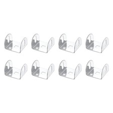 8pcs U Bracket for 1.81" Panel, 44x49x33mm Metal U Shaped Fasteners Brackets