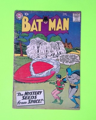 Batman #124 Vol. 1 1959 DC Comics Low Grade Comic Book Q39-240