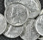 Estate Coin Lot Mercury Silver Dimes UNC+ MS++ BU 90% Silver RARE (1)