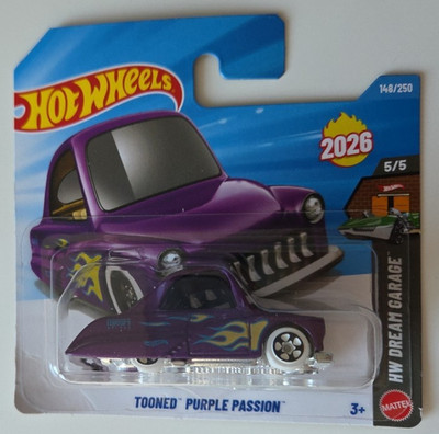 Hot Wheels Tooned Purple Passion 148/250-2026 JJH54 Hot Wheels Dream Garage 2026