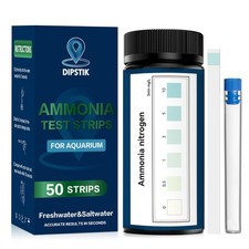 Ammonia Test Strips for Fish Tank,Feshwater Saltwater Aquarium Water Test Ki