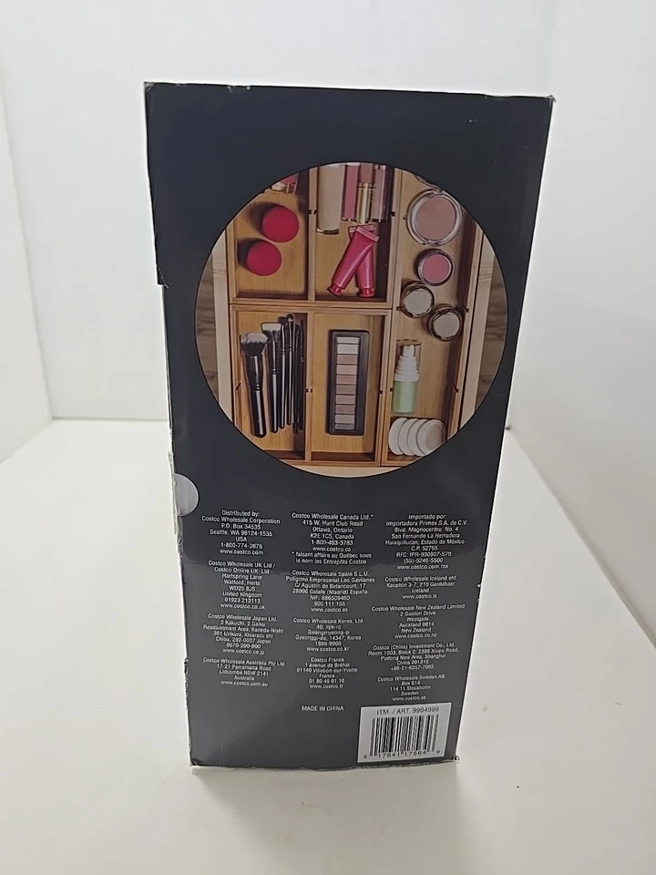 Seville Classics Bamboo 4-Piece Expandable Drawer Organizer Set - Image 3 of 4