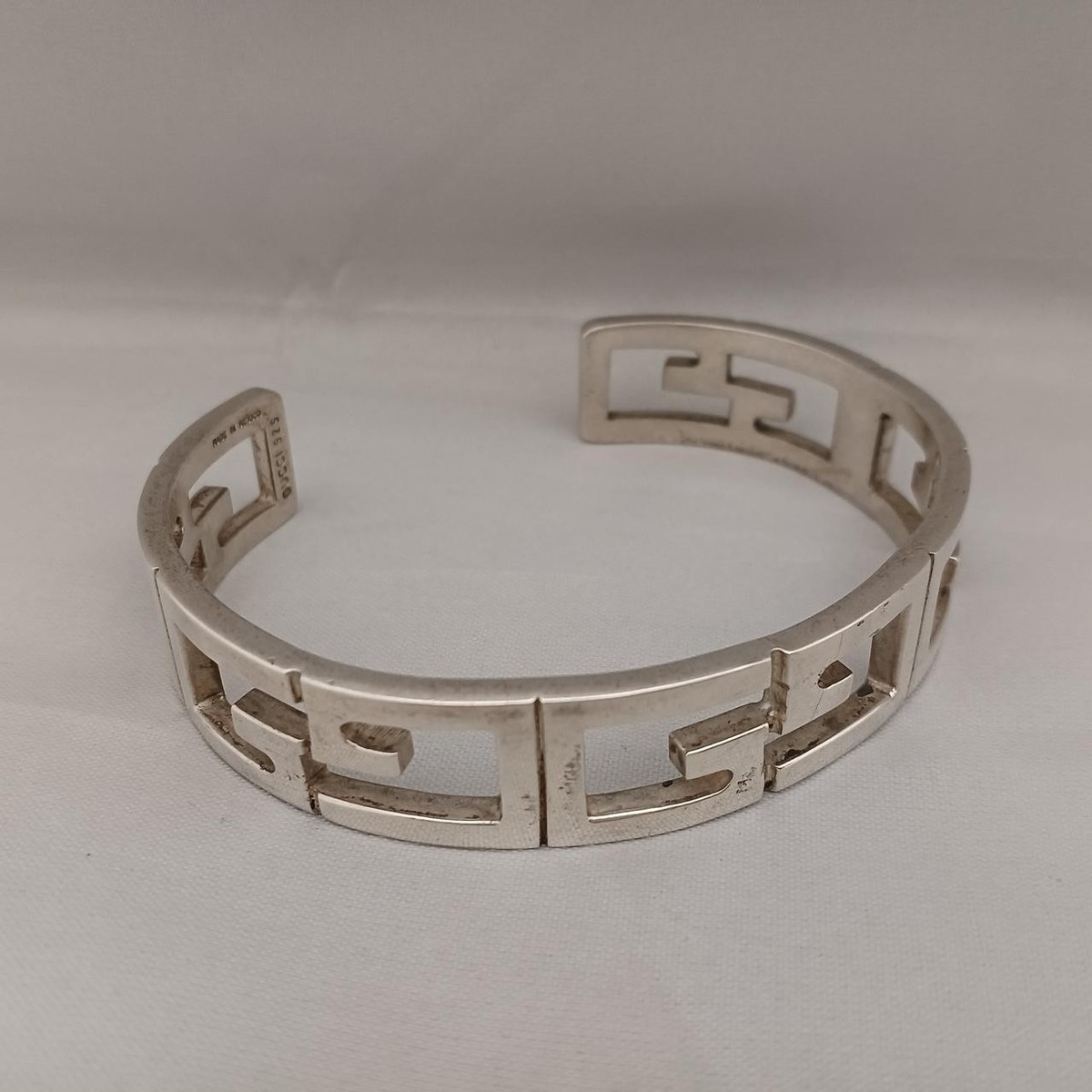 【90s Gucci】Gロゴシルバー925バングル GUCCI スクエアG バングル シルバー925 グッチ | 2122
