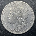 1891-CC Morgan Silver Dollar $1 Choice VF Very Fine Details Carson City