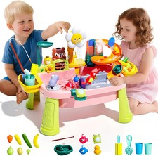 2026 Upgraded Water Table for Toddlers 1-3 - Outdoor Toys for Kids Ages 4-8 with