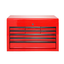24" Portable Metal Tool Box,9-Drawer,EVA Liners, Multiple Color Choices