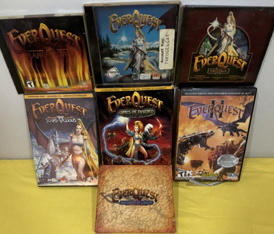 EverQuest PC Game Lot w/ Expansions & Manual (PC, Fantasy RPG) NTSC-U/C