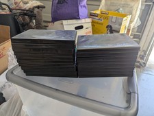 Empty Black Standard DVD Storage Cases NOT SLIM OR ECO Lot 18 Excellent