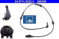 ATE 24.0711-5222.3 Sensor FüR Raddrehzahl ABS Sensor Raddrehzahl FüR Fiat