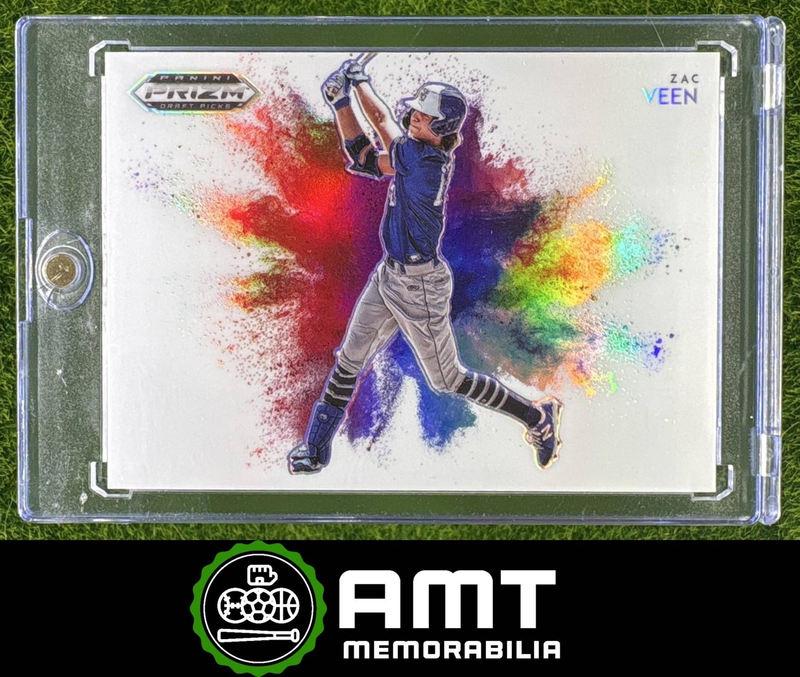 Zac Veen 2020 Panini Prizm Draft Picks Color Blast SSP #6 Colorado Rockies