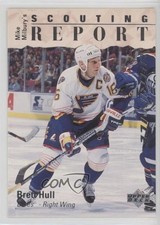 1995-96 Upper Deck Mike Milbury's Scouting Report Brett Hull #251 HOF gc7