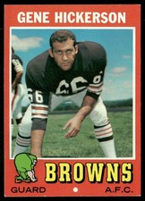 Gene Hickerson 1971 Topps #36 Cleveland Browns EX