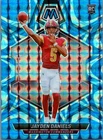 2024 Panini Mosaic - Jayden Daniels #302 Reactive Blue Prizm (RC) - Commanders