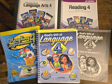 Abeka God s Gift of Language 4 & Reading 4 Sp...
