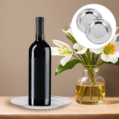 2 Pcs Tasse Untersetzer Edelstahl Tassenuntersetzer Für Den Tisch