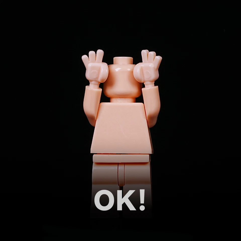 Custom Minifigure Hands Accessory Set – 10 Pairs Hand Gestures for Building Bloc - Image 4 of 4
