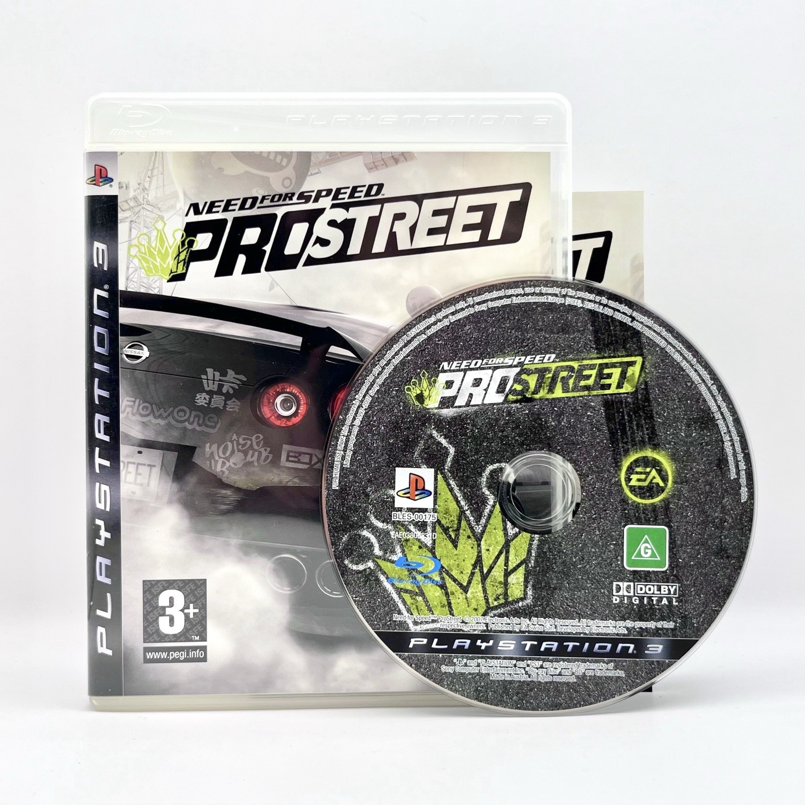 Need for Speed Prostreet Playstation 3 PS3 Video Game With Manual (MINT DISK)