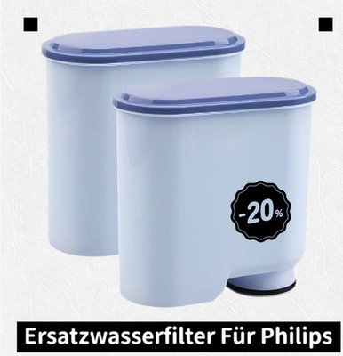 2er-Pack Wasserfilter kompatibel für Philips Aqua Clean CA6903/00, CA6903/99 DE