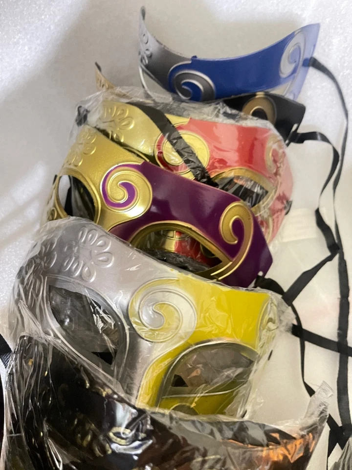 11 Roman Greek Venetian Masquerade Mask Halloween Costume Party Mardi Gras(K18) - Image 4 of 4