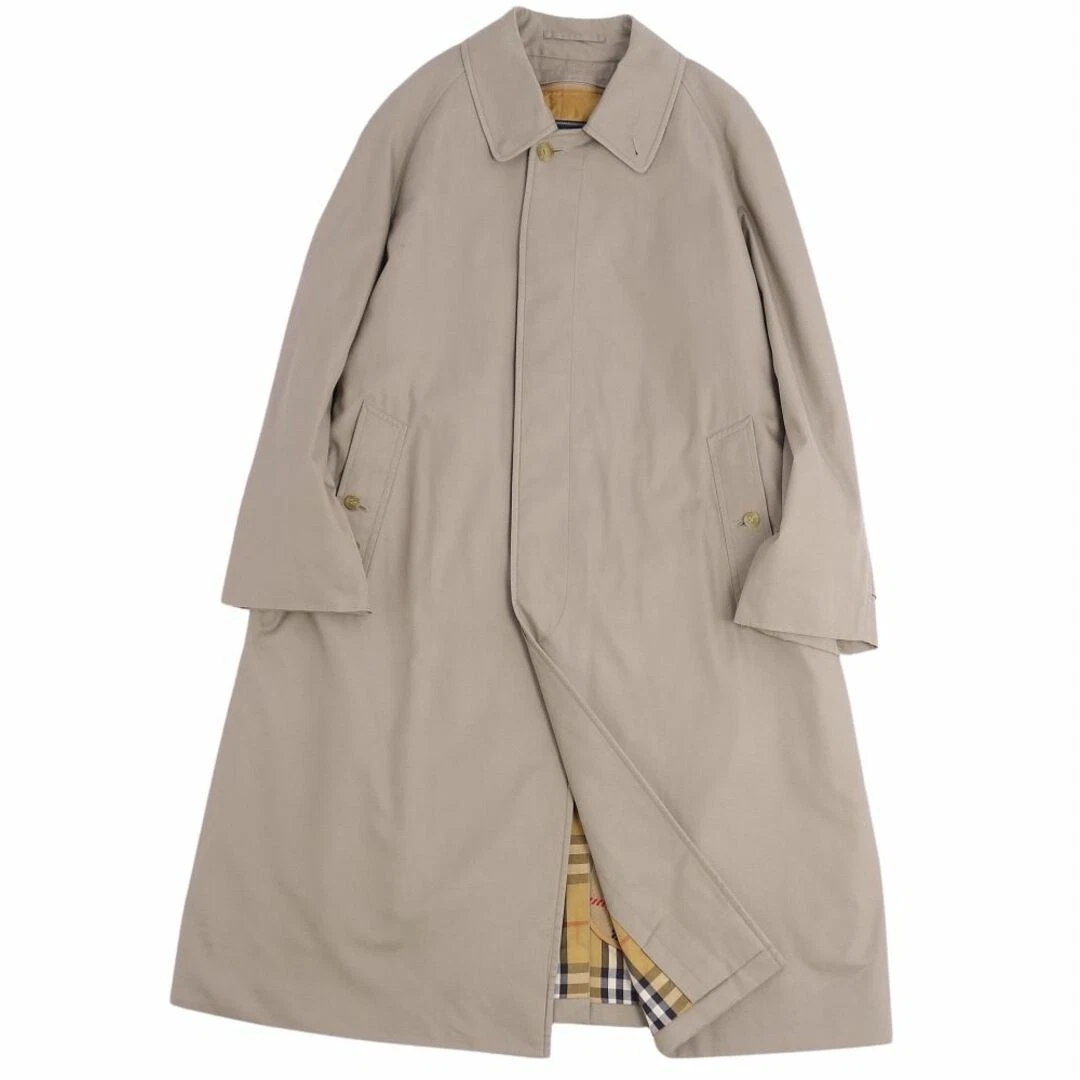 Cappotto Burberry Vintage Burberrys Stencolor Balmacan 100% Cotone Usato0