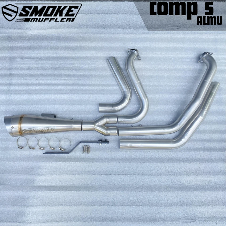 2000-2016 Harley Davidson Electra Glide Ultra sistema de exaustão tubos 2 em 1 ajuste - Imagem 2 de 4