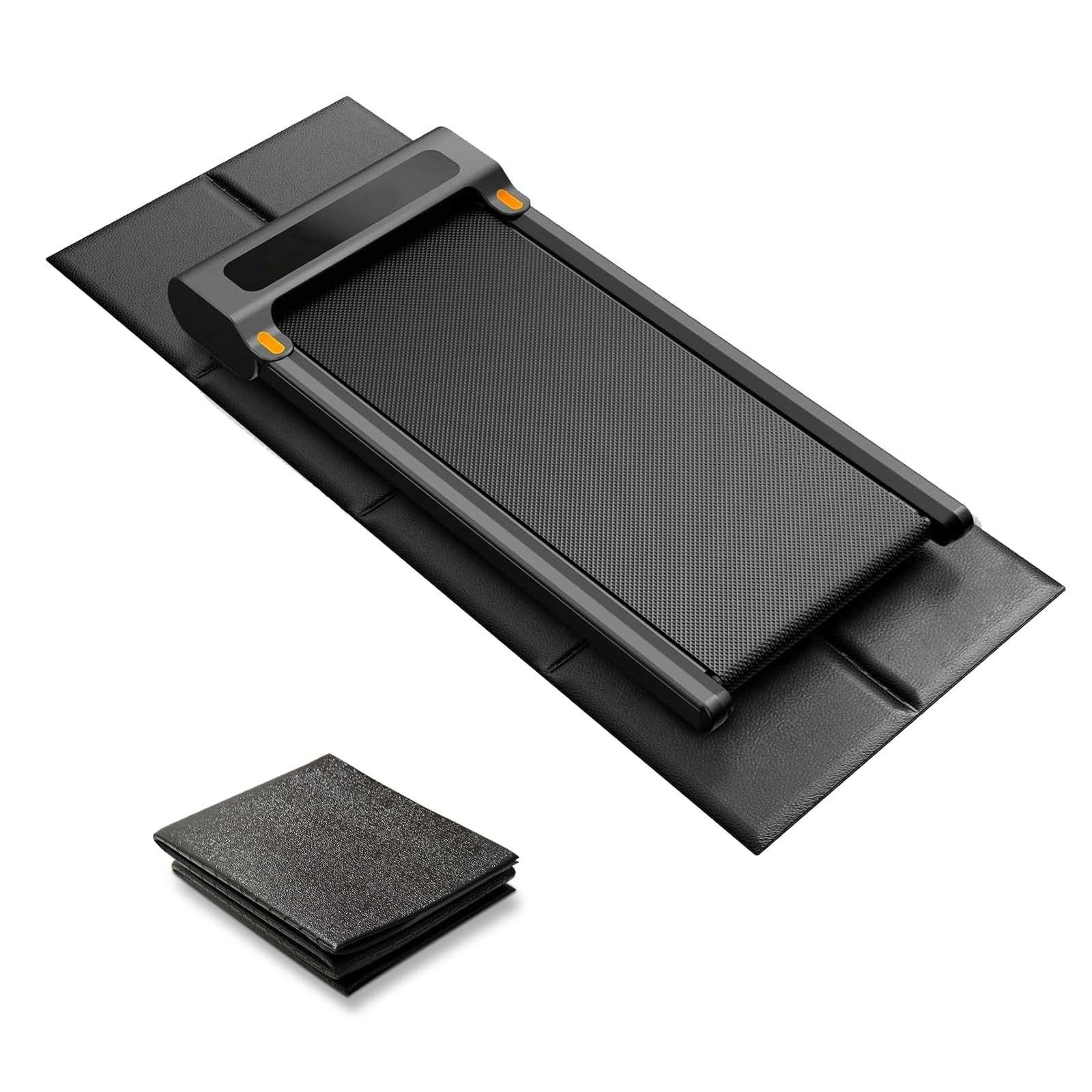 Treadmill Mat for Carpet Hardwood Floor Protection, Foldable, Under Desk Trea...