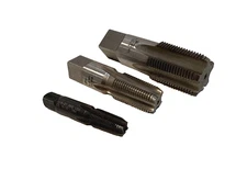 2 Brubaker Tool Pipe Taps: 3/4-14 NPT HSS #508659 & 3/8-18 NPT HSS plus 1 More!